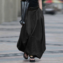 Load image into Gallery viewer, High Waist Slim All Match Long Dancing Skirt