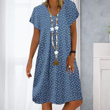 Load image into Gallery viewer, V-neck Printed Dress