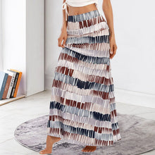 Load image into Gallery viewer, Bohemian High Waisted Maxi Skirt