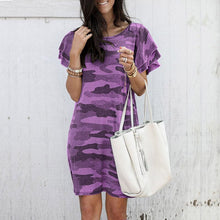 Load image into Gallery viewer, Camo Print Dress