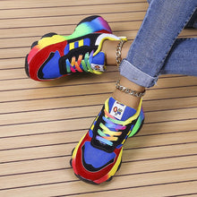 Load image into Gallery viewer, Hip Hop Street Sports Rainbow Sneakers