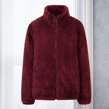 Load image into Gallery viewer, Polar Fleece Stand Collar Jacket