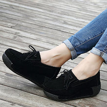Load image into Gallery viewer, Women Genuine Leather Flats Platform Shoes