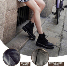 Load image into Gallery viewer, WOMEN'S Genuine Leather straps Martin Boots