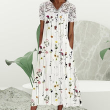 Load image into Gallery viewer, Printed Lace Dress