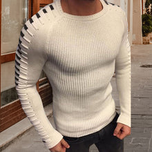 Load image into Gallery viewer, Long-sleeved Crewneck Knitted Sweater