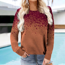 Load image into Gallery viewer, Crewneck Ink-dot Print Sweatshirt