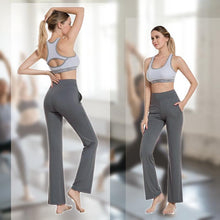 Load image into Gallery viewer, Women's High Waist and Flared Leg Yoga Pants