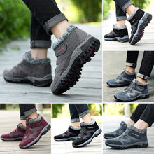 Load image into Gallery viewer, Couple Winter Warm Fur Lining Snow Shoes