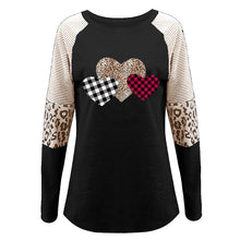 Load image into Gallery viewer, Long Sleeve Paneled Casual Crewneck T-Shirt