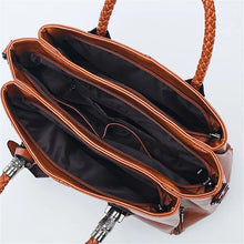 Load image into Gallery viewer, Boston leather handbag for women
