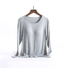 Load image into Gallery viewer, Women's Long Sleeve T-Shirt With Chest Pad