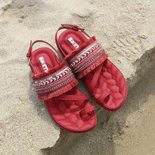 Load image into Gallery viewer, Women's Sandals Casual Elastic Band Shoes
