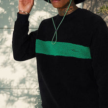 Load image into Gallery viewer, Plush Stand Collar Loose Sweater