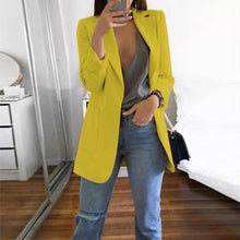 Load image into Gallery viewer, Women's Fashion Lapel Slim Cardigan Temperament Suit Jacket