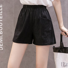 Load image into Gallery viewer, Women's Casual Summer Cotton Linen Shorts