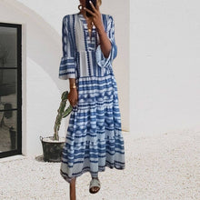 Load image into Gallery viewer, Geometric Boho Dress