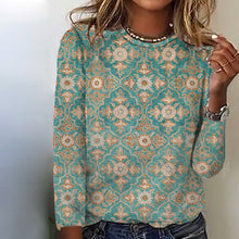 Load image into Gallery viewer, Vintage Print Cotton Shirt