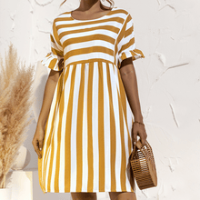 Load image into Gallery viewer, Ruffled Striped Dress