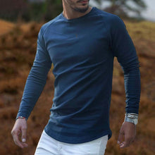 Load image into Gallery viewer, Round Neck Long Sleeve Slim Fit Solid Knit Sweater