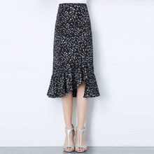 Load image into Gallery viewer, Women's Floral Irregular Fishtail Skirt