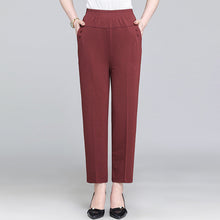 Load image into Gallery viewer, High Waist Cropped Trousers