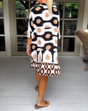 Load image into Gallery viewer, Printed 3/4 Sleeve Dress
