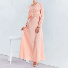 Load image into Gallery viewer, Lace Fake Two Piece Dress