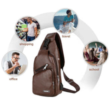 Load image into Gallery viewer, Crossbody Bag With USB Charge Port