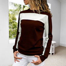 Load image into Gallery viewer, Paneled Long Sleeve Crew Neck T-Shirt