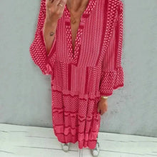 Load image into Gallery viewer, Flared Sleeve Resort Dress