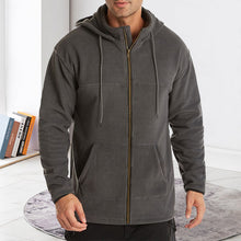 Load image into Gallery viewer, Zip-up Hooded Jacket