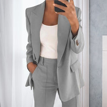 Load image into Gallery viewer, Women Long Sleeve Blazer