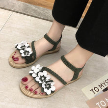 Load image into Gallery viewer, New Women's Sandals With Bohemian Flowers