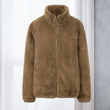 Load image into Gallery viewer, Polar Fleece Stand Collar Jacket