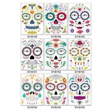 Load image into Gallery viewer, Halloween Prank Makeup Temporary Tattoo(10pcs)