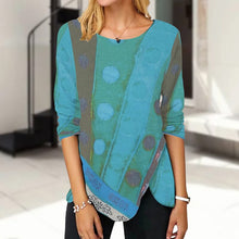 Load image into Gallery viewer, Ethnic Print Long Sleeve T-Shirt