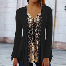 Load image into Gallery viewer, Long Sleeve Top with Print