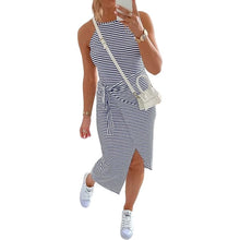 Load image into Gallery viewer, Striped Halter Dress