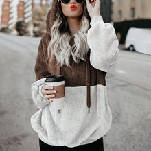 Load image into Gallery viewer, Double Colorblock Plush Jacket