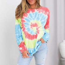 Load image into Gallery viewer, Women's Loose Tie Dye Top