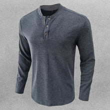 Load image into Gallery viewer, Henry Collar Button T-Shirt