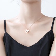 Load image into Gallery viewer, Metal Envelope Necklace