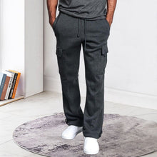 Load image into Gallery viewer, Men's Straight Cargo Pants Trousers