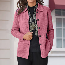 Load image into Gallery viewer, Long Sleeve Lapel Button Shirt Pocket Long Sleeve Jacket