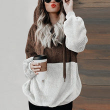 Load image into Gallery viewer, Double Colorblock Plush Jacket