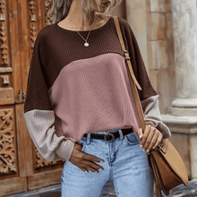 Load image into Gallery viewer, Contrast Waffle Top