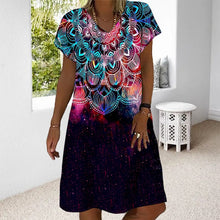 Load image into Gallery viewer, Printed Ethnic Dress