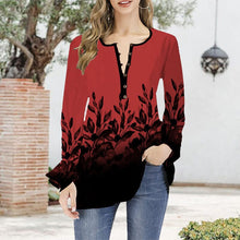Load image into Gallery viewer, Open Collar Ruffle Sleeve Oversized T-Shirt