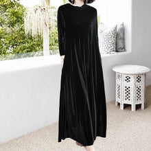 Load image into Gallery viewer, Gold Velvet Dress